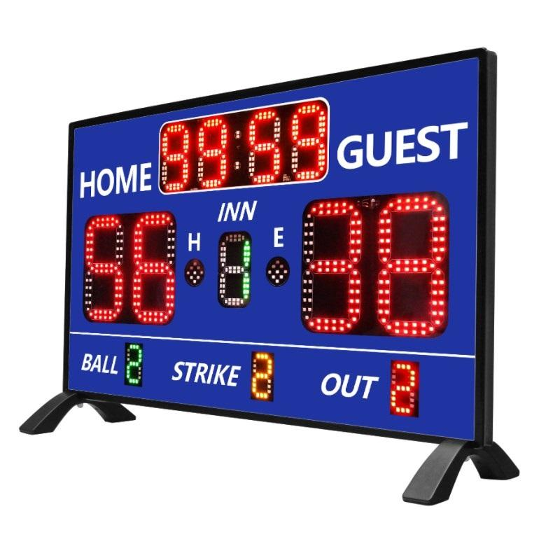 Scoreboard Digital - Marcador electrónico digital LED para baloncesto,