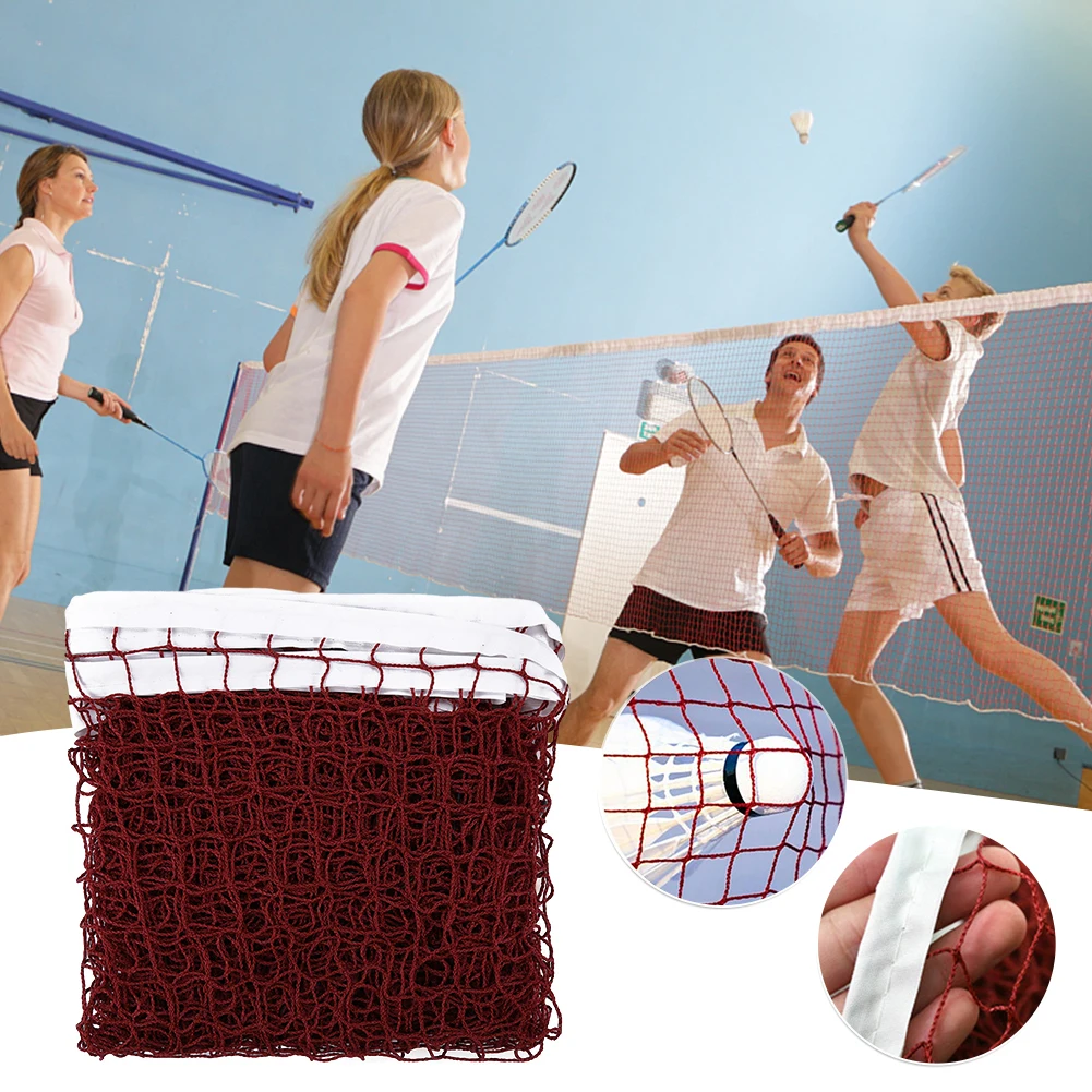 Badminton Netting - Red de bádminton de polipropileno, red