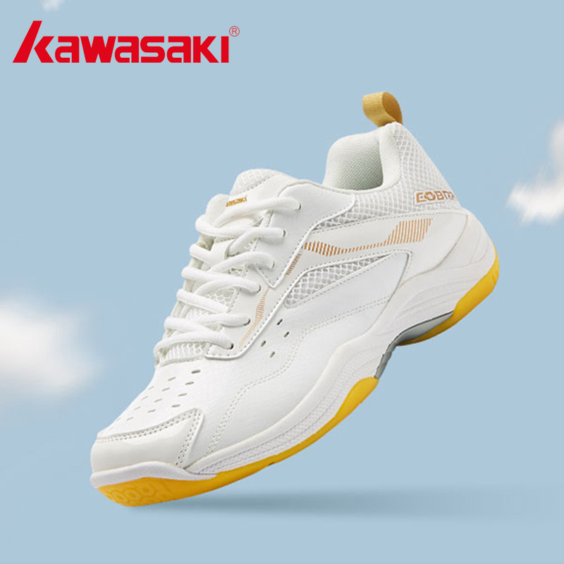 Kawasaki-zapatos de bádminton  - Badminton Footwork reseña y precio