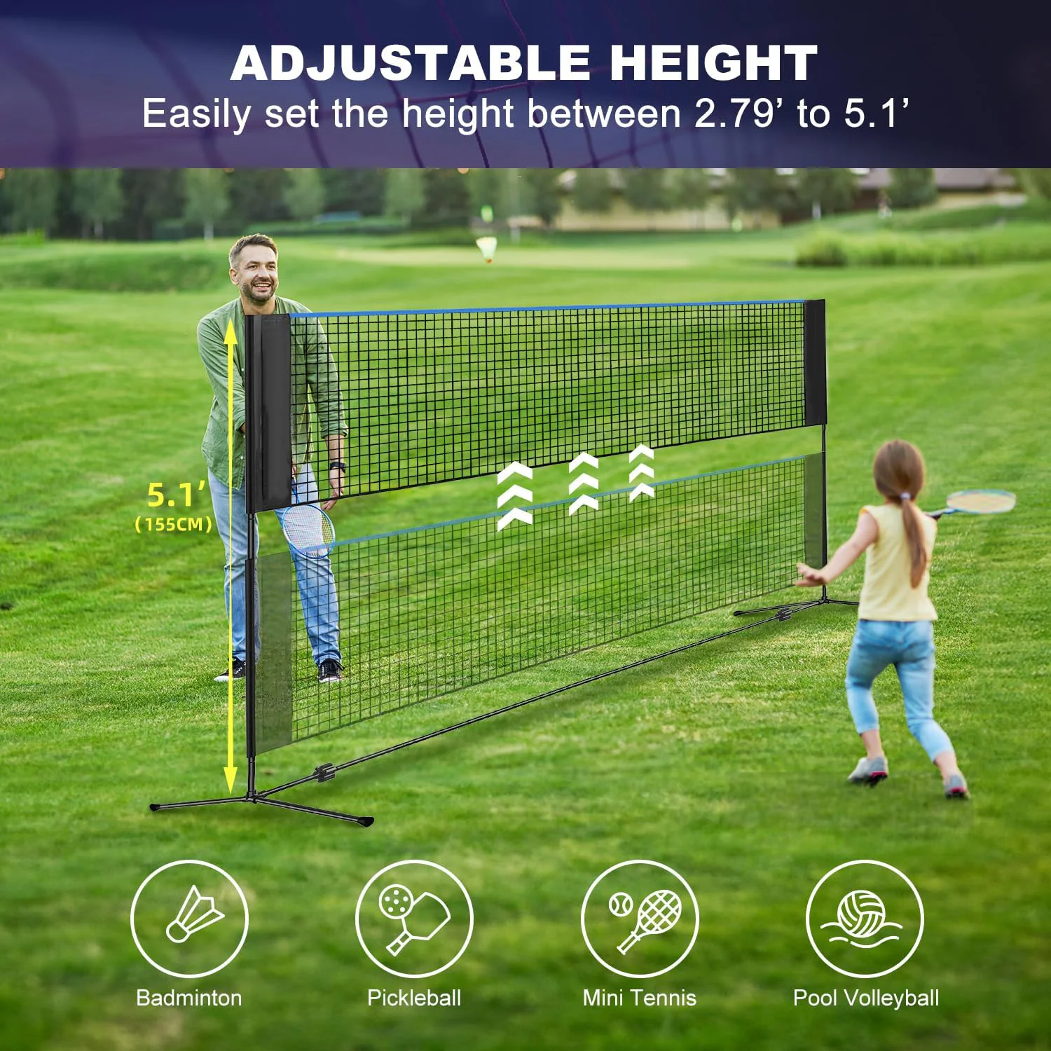 Red Deportiva Multifuncional d - Badminton Netting reseña y precio