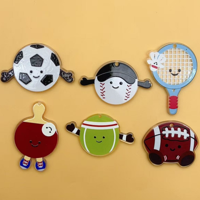 10 Uds. De abalorios acrílicos - Badminton Date reseña y precio