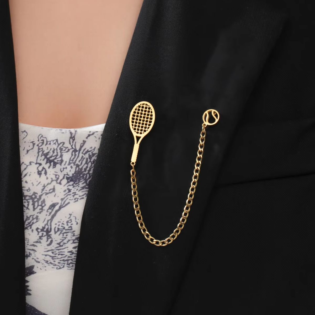 Broches de Moda con Diseño de  - Badminton Icon reseña y precio