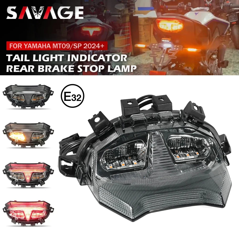 MT-09 SP 2024 luz trasera de m - Badminton Flash reseña y precio